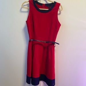 Tommy Hilfiger | Red and Blue Sleeveless dress